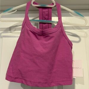 Beyond Yoga Pink Crop Tank Top
